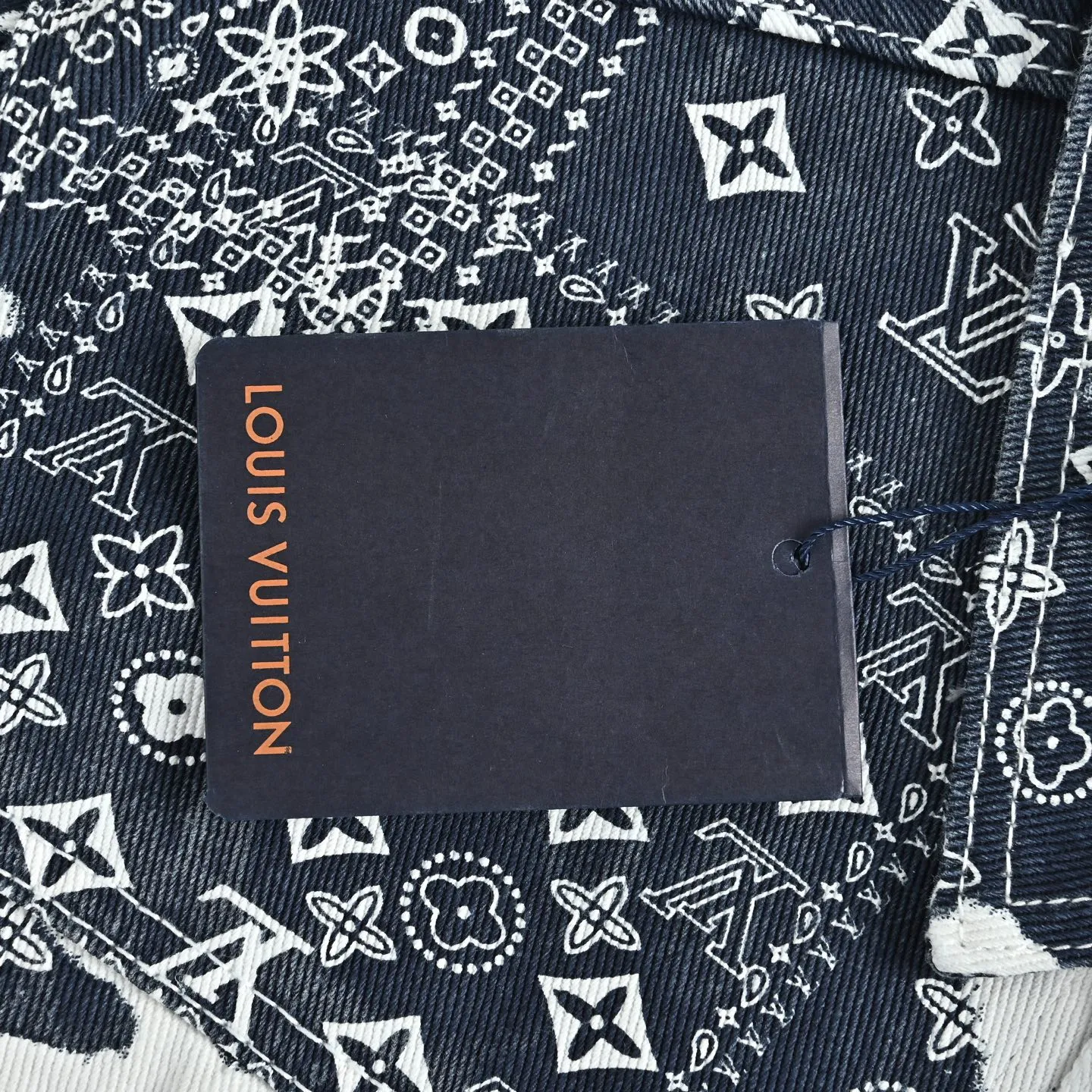 Louis Vuitton/Louis Vuitton cashew flower denim jacket